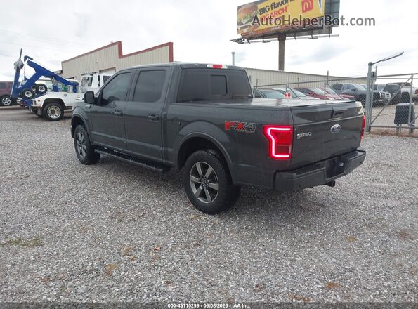 1FTEW1EF8HKC68690 2017 FORD F150 Black Trasero izquierdo