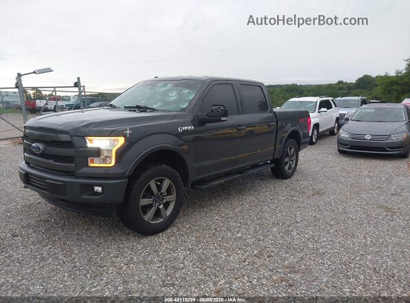 1FTEW1EF8HKC68690 2017 FORD F150 Black Vista tres cuartos delantera izquierda