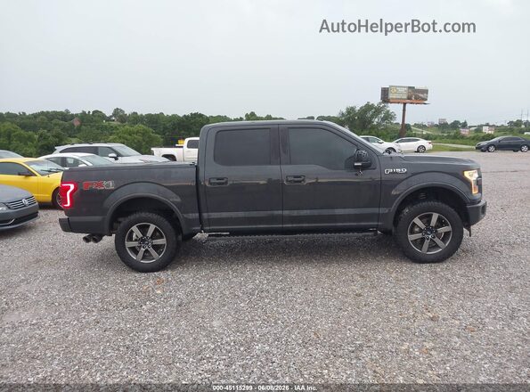 1FTEW1EF8HKC68690 2017 FORD F150 Black Vista interior trasera
