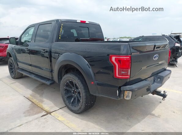 1FTEW1EF9GFB11418 2016 FORD F150 Black Tył lewy