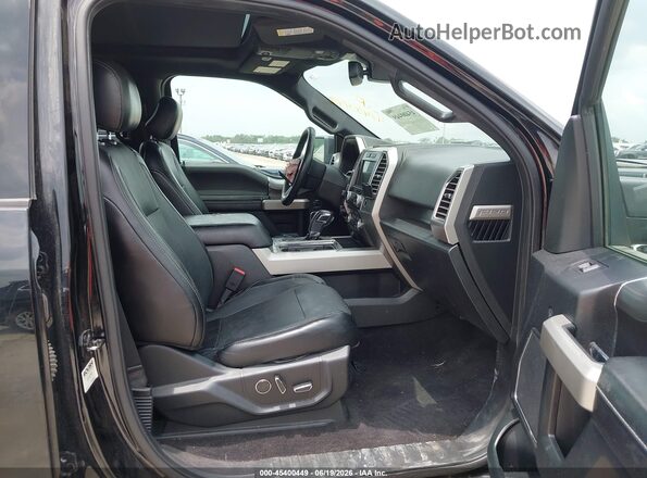 1FTEW1EF9GFB11418 2016 FORD F150 Black Widok wnętrza z przodu