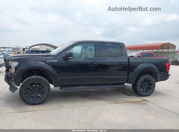 1FTEW1EF9GFB11418 2016 FORD F150 Black Widok wnętrza 360 stopni