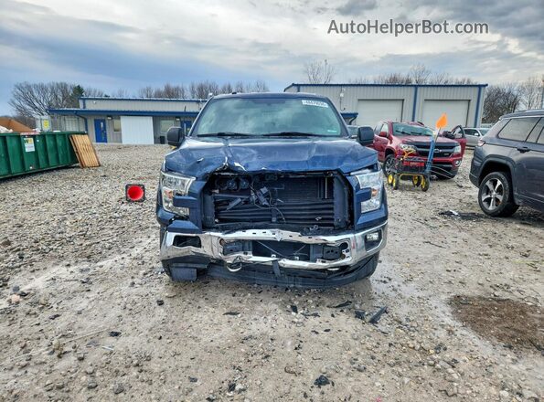 1FTEW1EF9GFD27897 2016 FORD F150 Blue Вид спереду