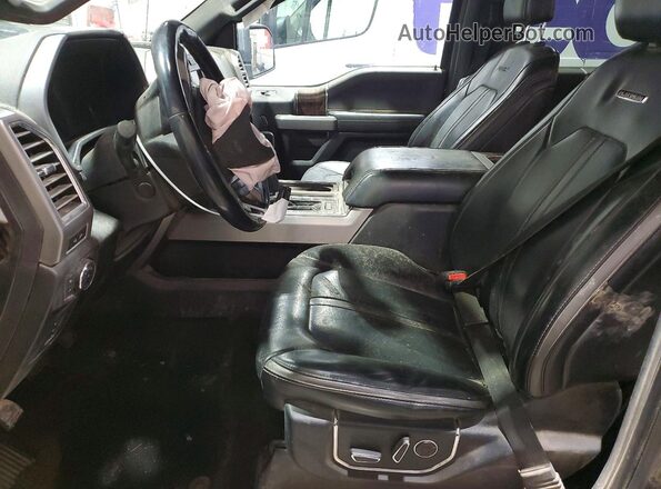 1FTEW1EF9HFA10753 2017 FORD F150 Black Widok wnętrza z przodu