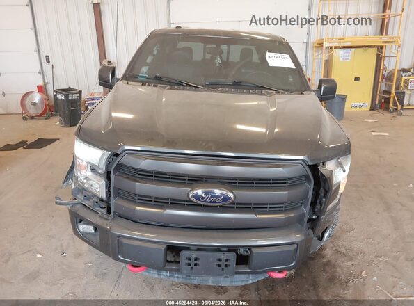 1FTEW1EFXGFB46288 2016 FORD F150 Gray Instrument cluster view