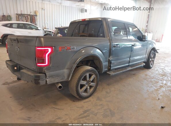 1FTEW1EFXGFB46288 2016 FORD F150 Gray Rear right