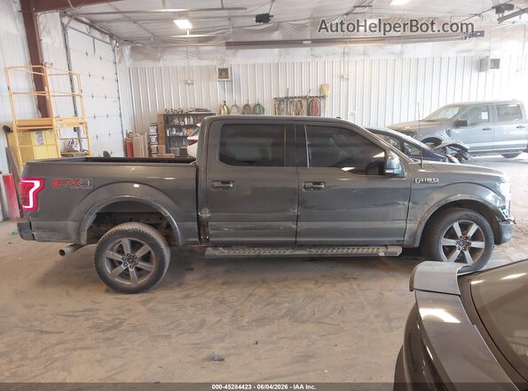 1FTEW1EFXGFB46288 2016 FORD F150 Gray Rear interior view