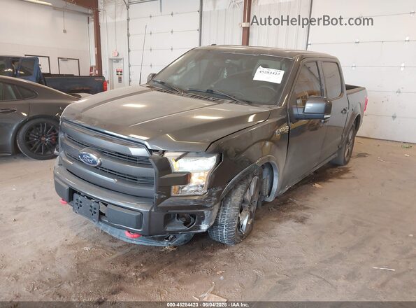 1FTEW1EFXGFB46288 2016 FORD F150 Gray Front view