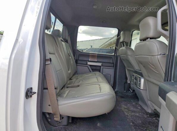 1FTEW1EFXGFC14315 2016 FORD F150 Белый Вид задних сидений