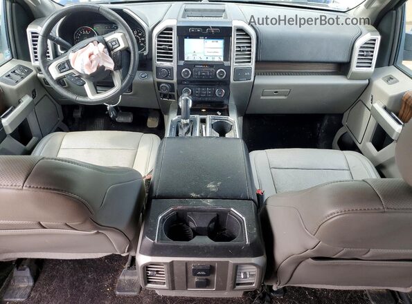 1FTEW1EFXGFC14315 2016 FORD F150 Белый Вид панели приборов