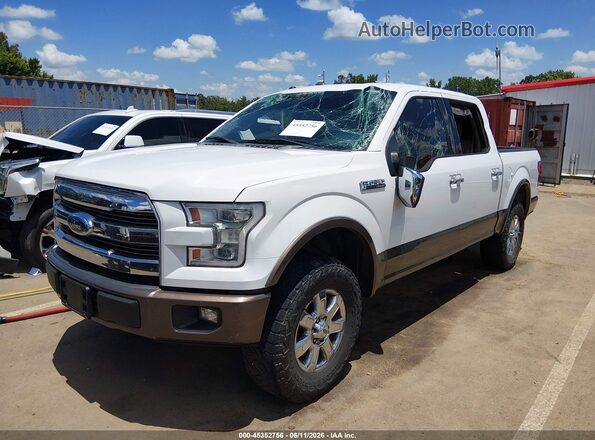 1FTEW1EFXGFD33689 2016 FORD F150 White Դիմացի տեսք