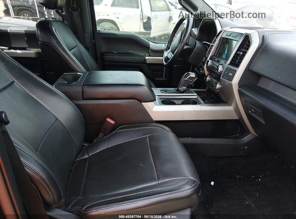 1FTEW1EFXHFB21280 2017 FORD F150 Черный Вид салона спереди
