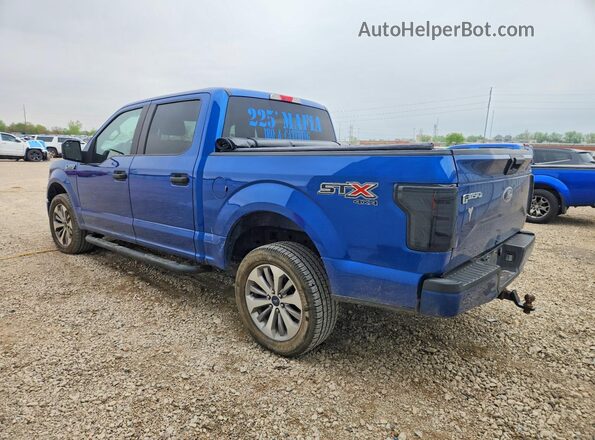 1FTEW1EFXHKD29960 2017 FORD F150 Blue Tył lewy
