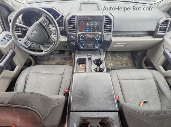 1FTEW1EFXHKD29960 2017 FORD F150 Blue Widok deski rozdzielczej