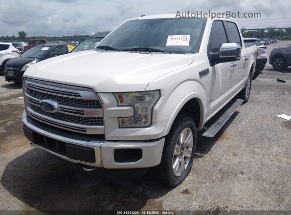 1FTEW1EG0GFA28369 2016 FORD F150 White Przód lewy