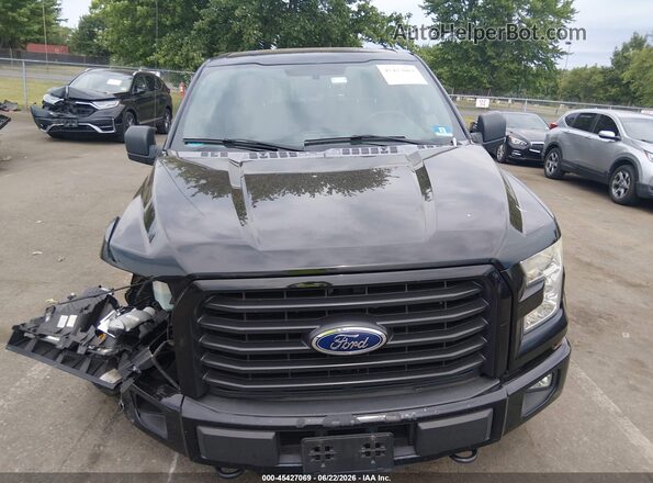 1FTEW1EG0GFA49352 2016 FORD F150 Black Սարքավորումների վահանակի տեսք