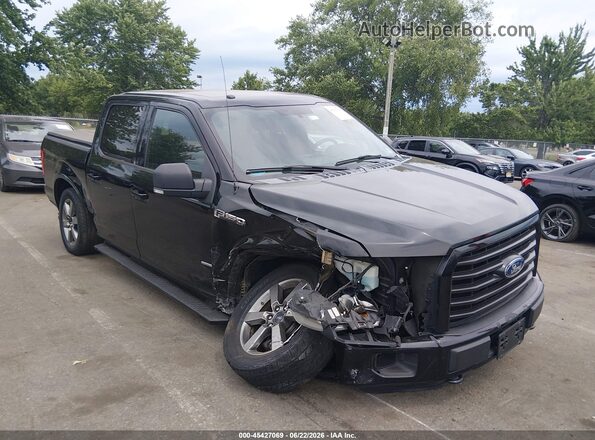1FTEW1EG0GFA49352 2016 FORD F150 Black Դիմացի տեսք