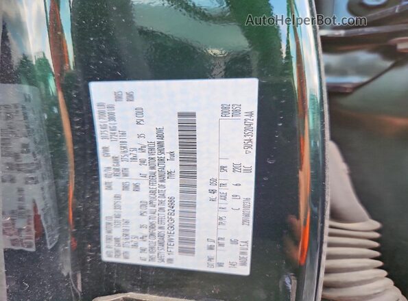 1FTEW1EG0GFB24986 2016 FORD F150 Green ძრავის განყოფილების ხედი