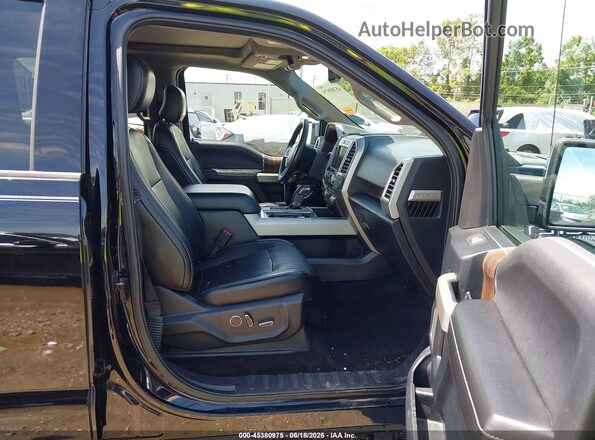 1FTEW1EG0GFD15078 2016 FORD F150 Black Widok wnętrza z przodu