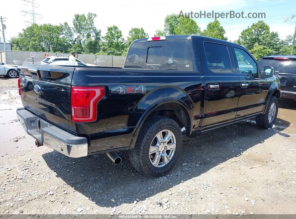 1FTEW1EG0GFD15078 2016 FORD F150 Black Tył prawy