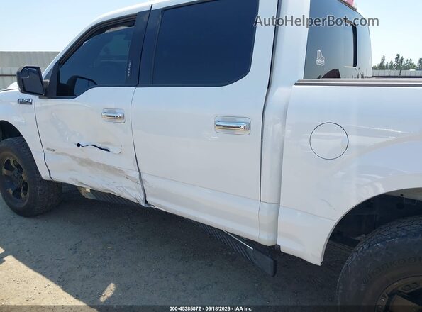 1FTEW1EG0GKD78818 2016 FORD F150 Белый Вид задней части салона