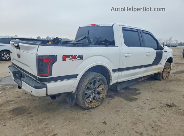 1FTEW1EG0HFB47654 2017 FORD F150 White Trasero derecho