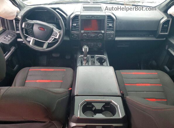 1FTEW1EG0HFB47654 2017 FORD F150 White Vista del salpicadero