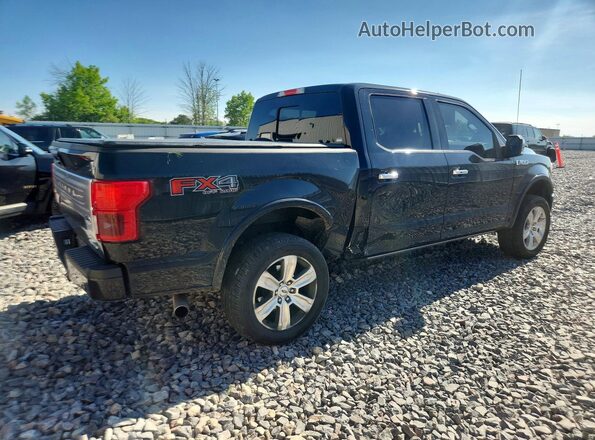 1FTEW1EG0JFB14224 2018 FORD F150 Black Tył prawy