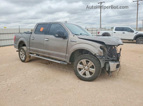 1FTEW1EG0JFB53413 2018 FORD F150 Brown Передня права чверть