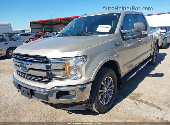 1FTEW1EG0JKC23726 2018 FORD F150 Tan Front left