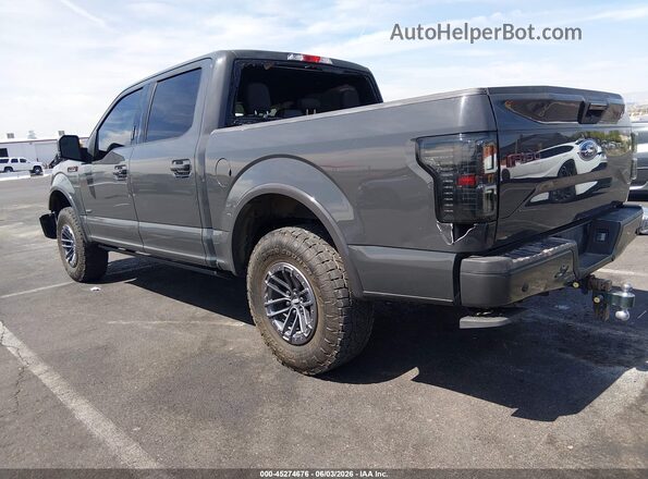 1FTEW1EG1GFA86409 2016 FORD F150 Серый Задняя левая четверть