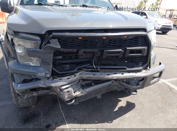 1FTEW1EG1GFA86409 2016 FORD F150 Серый Вид спереди