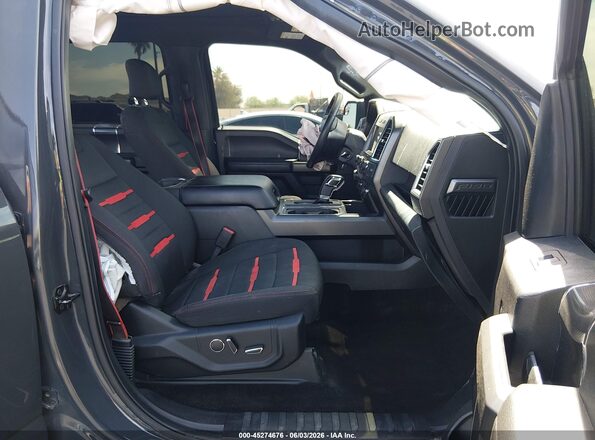 1FTEW1EG1GFA86409 2016 FORD F150 Серый Вид салона спереди