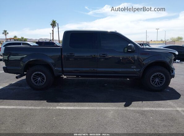 1FTEW1EG1GFA86409 2016 FORD F150 Серый Вид задней части салона