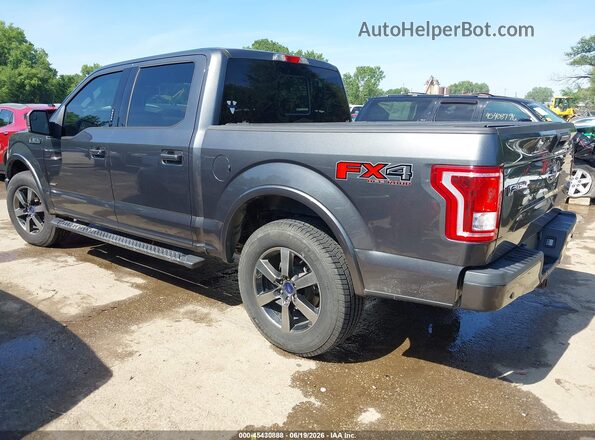 1FTEW1EG1GFD35615 2016 FORD F150 Gray უკანა მარცხენა
