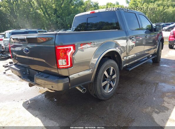 1FTEW1EG1GFD35615 2016 FORD F150 Gray უკანა მარჯვენა