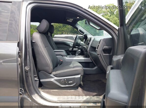 1FTEW1EG1GFD35615 2016 FORD F150 Gray წინა სალონის ხედი