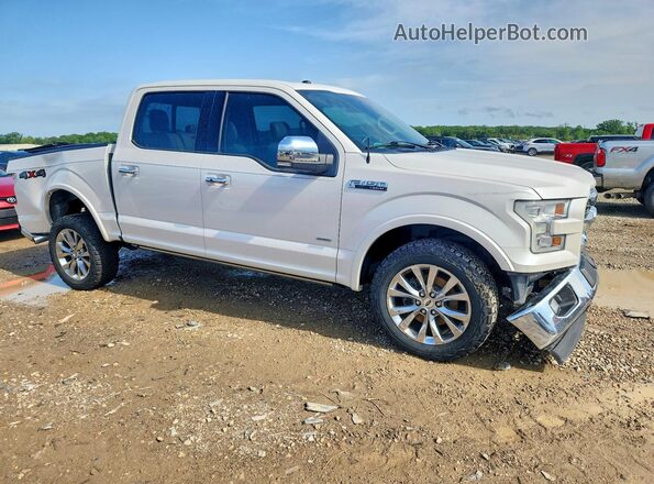 1FTEW1EG1HFC20434 2017 FORD F150 Белый Передняя правая четверть