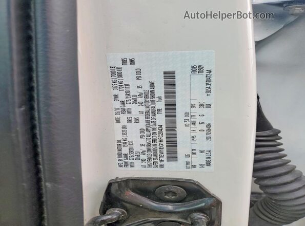 1FTEW1EG1HFC20434 2017 FORD F150 Белый Вид подкапотного пространства