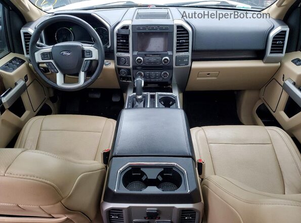 1FTEW1EG1HFC20434 2017 FORD F150 Белый Вид панели приборов