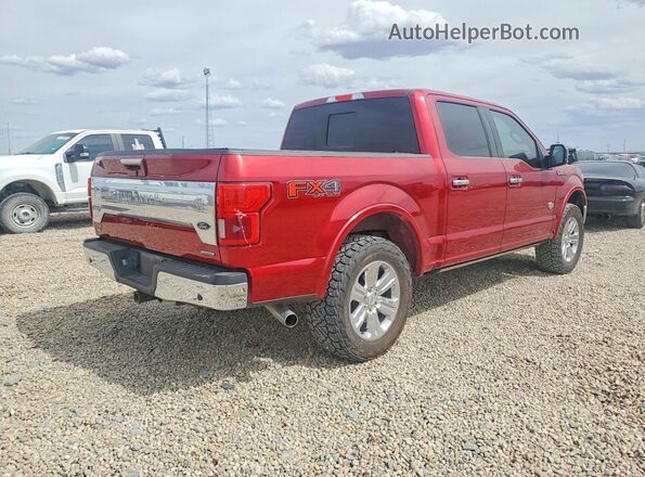 1FTEW1EG1JFC14719 2018 FORD F150 Maroon უკანა მარჯვენა