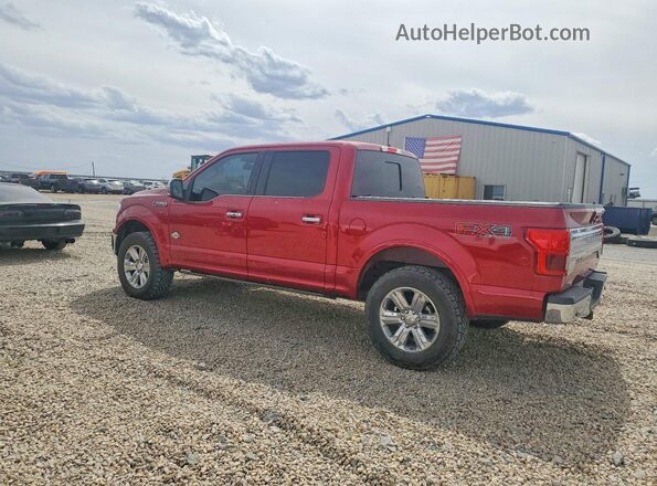 1FTEW1EG1JFC14719 2018 FORD F150 Maroon უკანა მარცხენა
