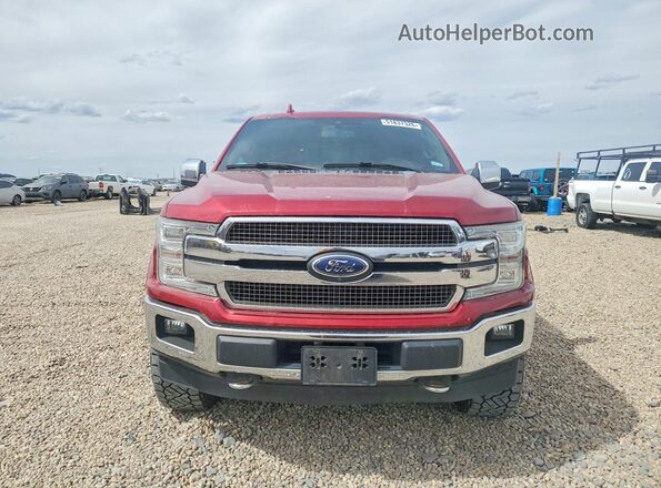 1FTEW1EG1JFC14719 2018 FORD F150 Maroon წინა ხედი