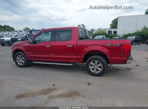 1FTEW1EG1JFC59496 2018 FORD F150 Burgundy Widok wnętrza 360 stopni