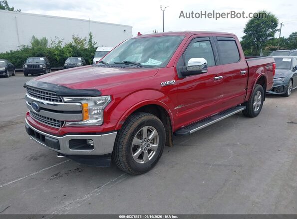 1FTEW1EG1JFC59496 2018 FORD F150 Burgundy Przód lewy