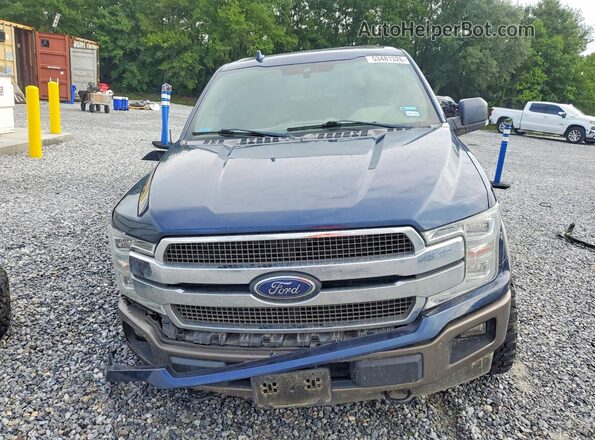 1FTEW1EG1JFD38800 2018 FORD F150 Blue 