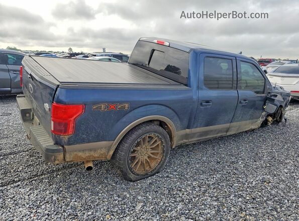 1FTEW1EG1JFD38800 2018 FORD F150 Blue 