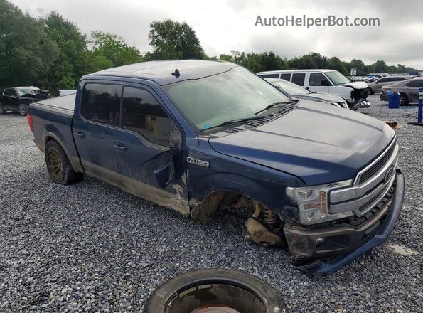 1FTEW1EG1JFD38800 2018 FORD F150 Blue 