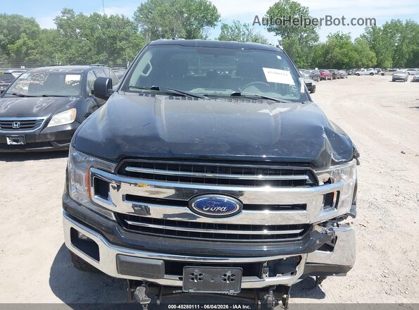 1FTEW1EG1JKD85719 2018 FORD F150 Черный Вид щитка приборов