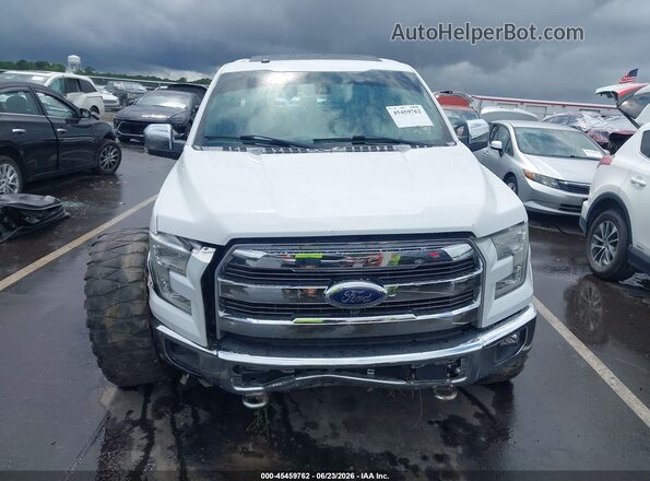1FTEW1EG2HFA19612 2017 FORD F150 White Вид панелі приладів